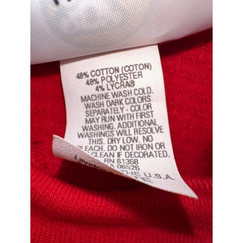 Sloppy Joes Vintage Red Graphic Pullover Western One Size Fits Most 90s - Picture 7 of 11